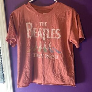 The Beatles Abbey Road Women’s T-Shirt - Pink